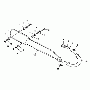 EXHAUST SYSTEM Trail Blazer W98BA25C (4945464546A010)