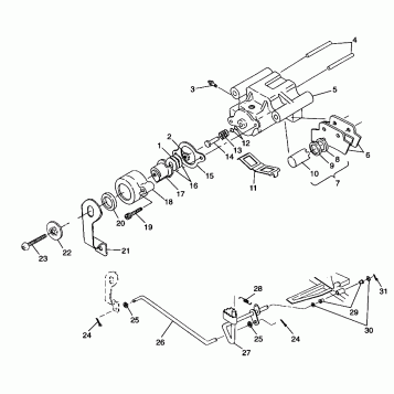 REAR BRAKE Trail Blazer W98BA25C (4945464546B013)