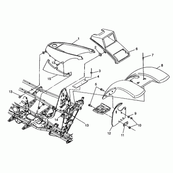 FRONT CAB Magnum 2X4 W98AA42A (4945524552A005)