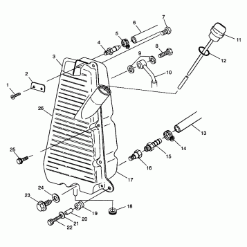 OIL TANK Magnum 2X4 W98AA42A (4945524552A012)