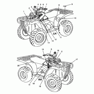 DECALS Magnum 2X4 W98AA42A (4945524552B001)