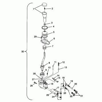GEAR SELECTOR - W98AA42A (4945524552C004)