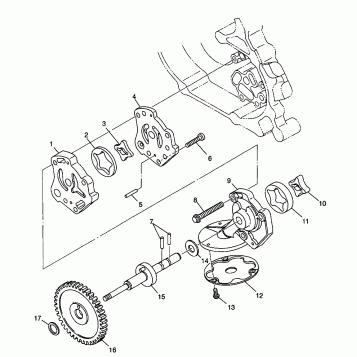 OIL PUMP - W98AA42A (4945524552C014)