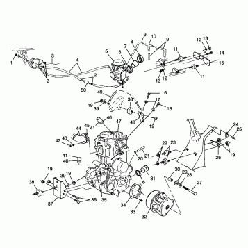 ENGINE MOUNTING - W98CH50AB (4945714571a013)