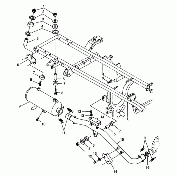 EXHAUST SYSTEM - W98CH50A (4945714571b001)