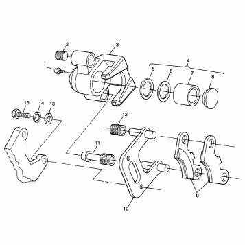 FRONT BRAKE - W98CH50A (4945714571b009)
