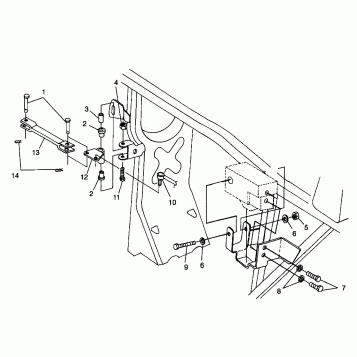 FRAME MOUNTING - W98CH50A (4945714571c002)