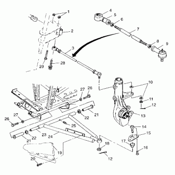 A-ARM/STRUT MOUNTING - W98CH50AB (4945714571c003)