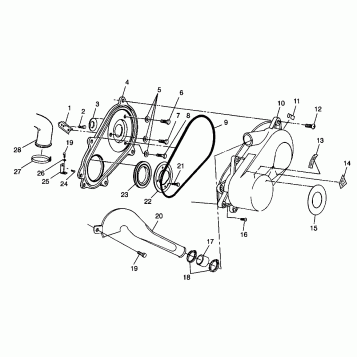 CLUTCH COVER - W98CH50A (4945714571c006)