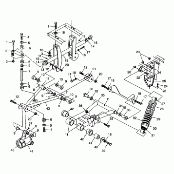 REAR SUSPENSION - W98CH50AB (4945714571c009)
