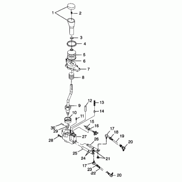 GEAR SELECTOR - W98CH50A (4945714571c014)