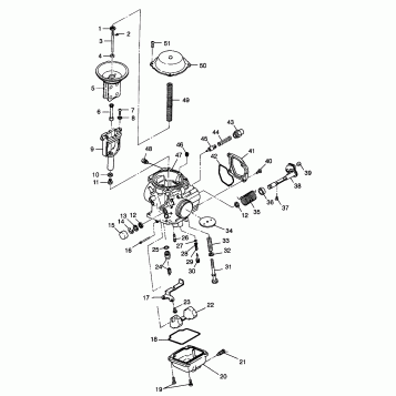 CARBURETOR - W98CH50A (4945714571d009)
