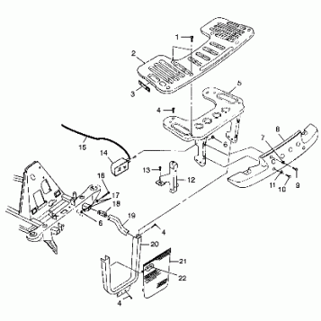 FRONT RACK and BUMPER MOUNTING - A99CH33CB (4945964596a009)