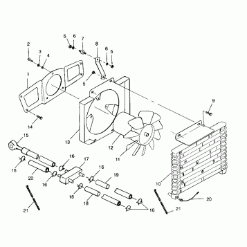 OIL COOLING SYSTEM - A99CH33CB (4945964596a012)
