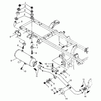 EXHAUST SYSTEM - A99CH33CB (4945964596b001)