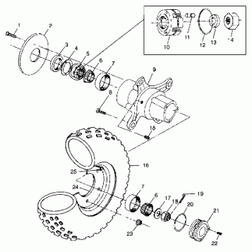 FRONT WHEEL - A99CH33CB (4945964596b008)