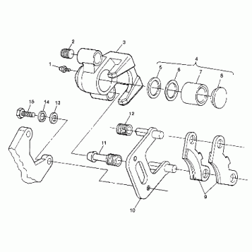 FRONT BRAKE - A99CH33CB (4945964596b009)
