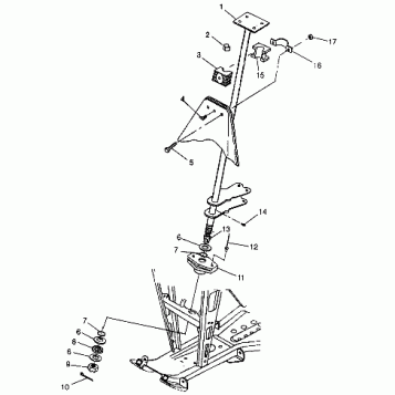 STEERING POST - A99CH33CB (4945964596b012)