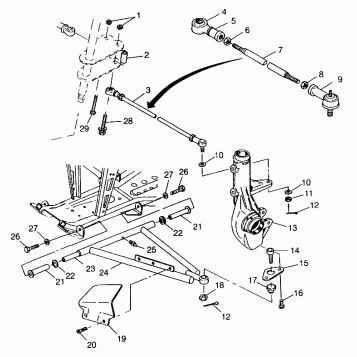 A-ARM/STRUT MOUNTING - A99CH33CB (4945964596c003)