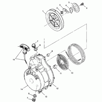 RECOIL STARTER - A99CH33CB (4945964596d009)