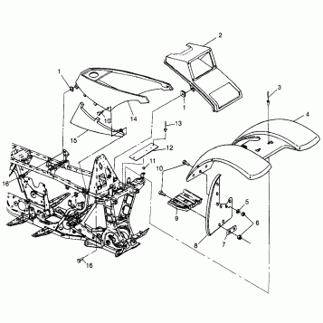 FRONT CAB - W98AE50A (4946394639a005)