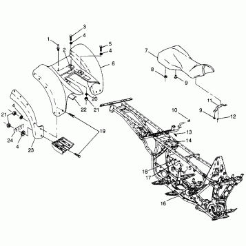 REAR CAB - W98AE50A (4946394639a006)