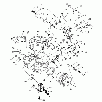 ENGINE MOUNTING - W98AE50A (4946394639a011)