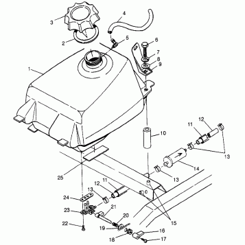 FUEL TANK - W98AE50A (4946394639a014)