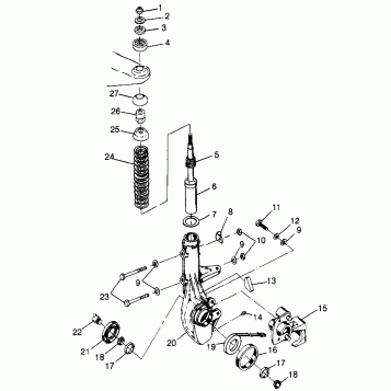 FRONT STRUT - W98AE50A (4946394639b007)