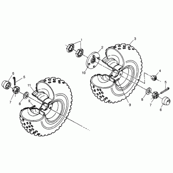 MIDDLE WHEEL - S98AE50E (4946394639c005)