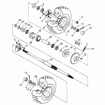 REAR WHEEL DRIVE - S98AE50E (4946394639d002)