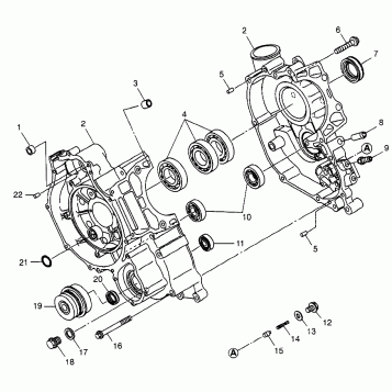CRANKCASE - W98AE50A (4946394639d011)