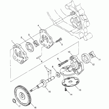 OIL PUMP - S98AE50E (4946394639e004)