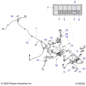 ELECTRICAL, HARNESS - A21SXD95A9/CA9 (C102322)