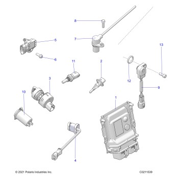 ELECTRICAL, SWITCHES, SENSORS, ECU and CONTROL MODULES - A22SXM95AG (C102345-5)