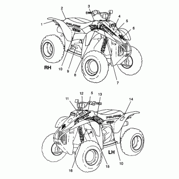 DECALS Sport 400L W98BA38C (4947234723A012)