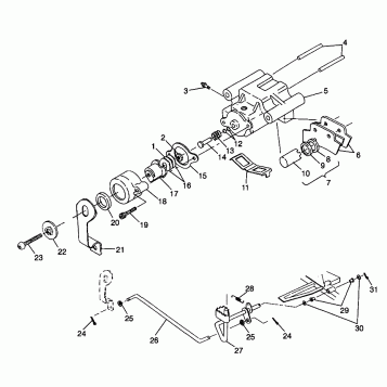 REAR BRAKE Sport 400L W98BA38C (4947234723B014)