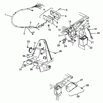 ELECTRICAL/TAILLIGHT Sport 400L W98BA38C (4947234723C002)