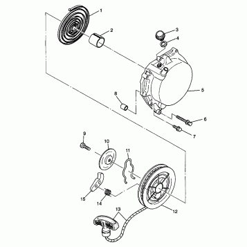 RECOIL STARTER Sport 400L W98BA38C (4947234723D002)