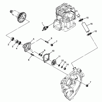 WATER PUMP Sport 400L W98BA38C (4947234723D005)