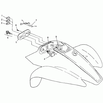 CONTROL PANEL Scrambler 400 W98BC38C (4947254725A008)