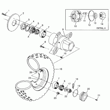 FRONT WHEEL Scrambler 400 W98BC38C (4947254725B006)
