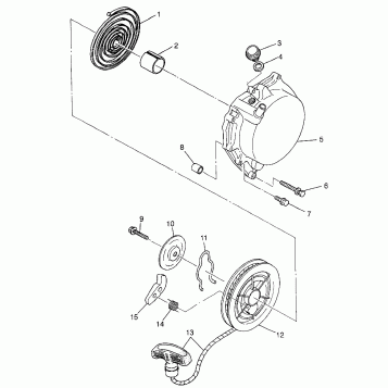 RECOIL STARTER - W98BC38C (4947254725d006)