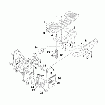 FRONT RACK and BUMPER MOUNTING - A99CH50EB (4949114911a009)