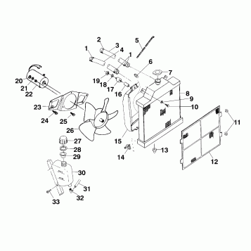 COOLING SYSTEM - A99CH50EB (4949114911a012)
