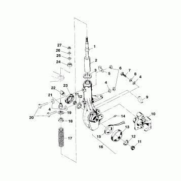 FRONT STRUT - A99CH50EB (4949114911b007)