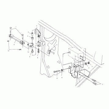 FRAME MOUNTING - A99CH50EB (4949114911c002)