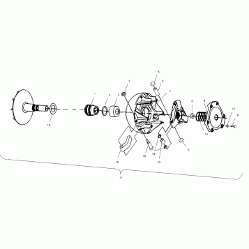 DRIVE CLUTCH - A99CH50EB (4949114911c004)
