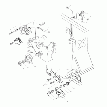 REAR BRAKE/FOOT PEDAL - A99CH50EB (4949114911c011)