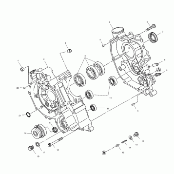 CRANKCASE - A99CH50EB (4949114911d006)